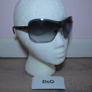 D&G 6503 Oversized Aviator Metal Sunglasses